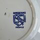 Set of 3 deep plates Sarreguemines Capri Casino