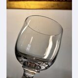 Large crystal beer or dessert glasses, 2 heights