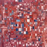 Signed abstract painting
