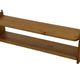 Vintage wooden wall shelve rack in pinewood minimalist design