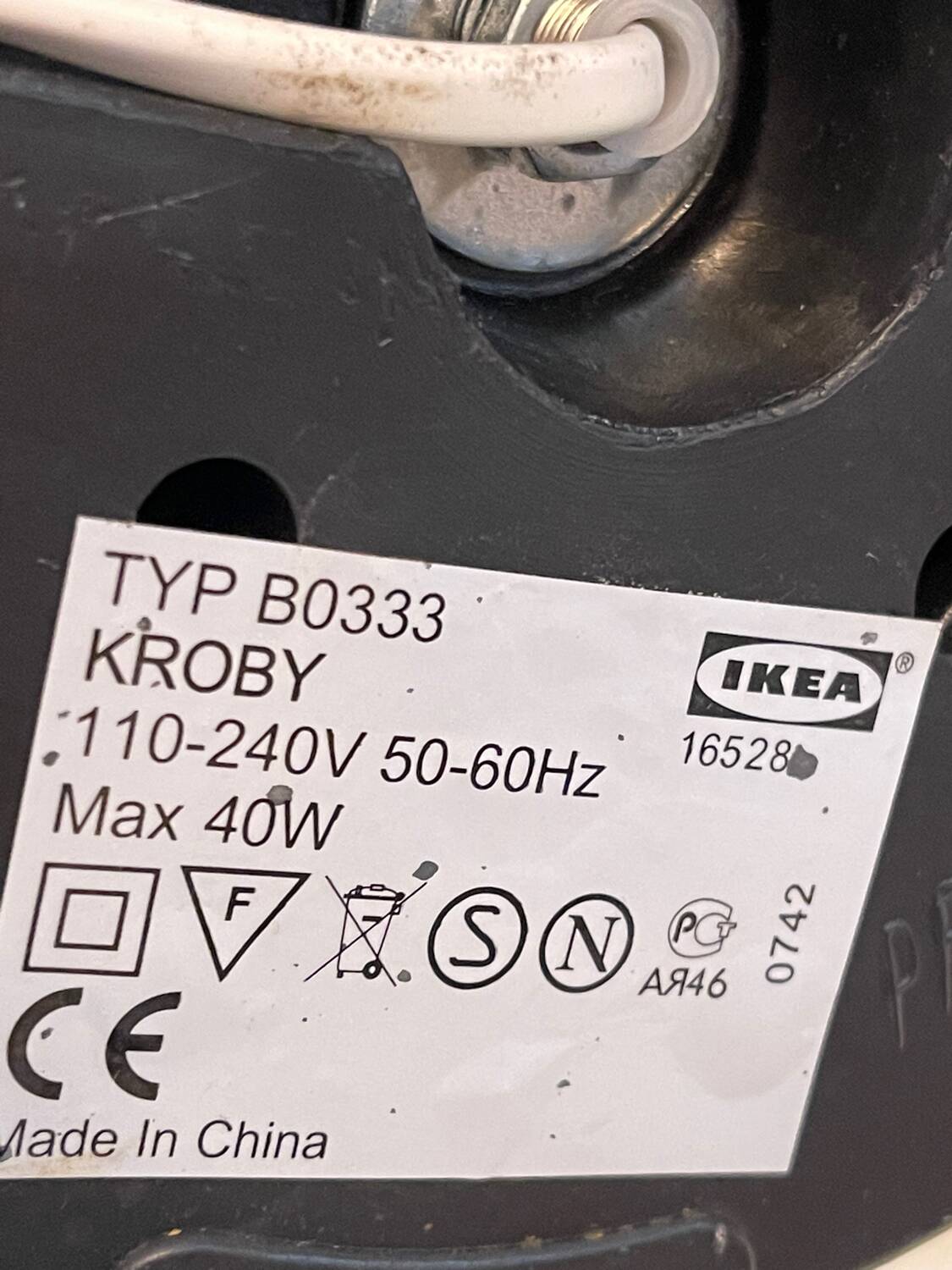 Lampe IKEA Kroby