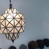 Brass and copper suspension lamp