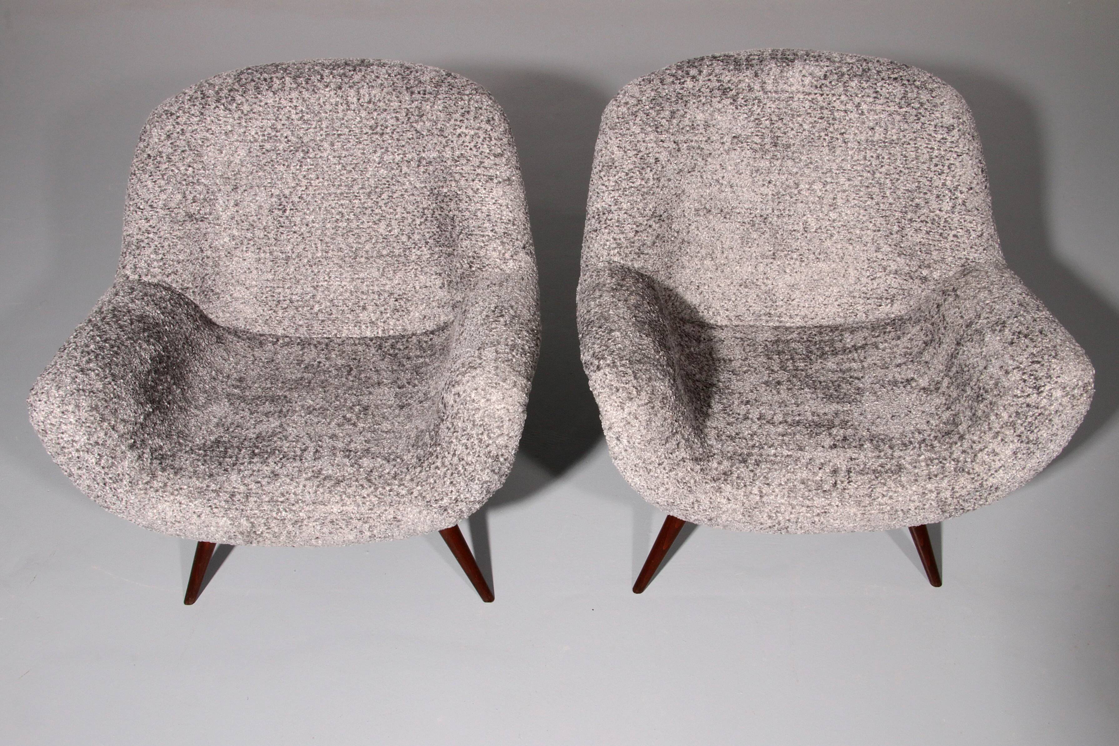 Fauteuils Gustav Bergmann de Lippe, Allemagne, 1960