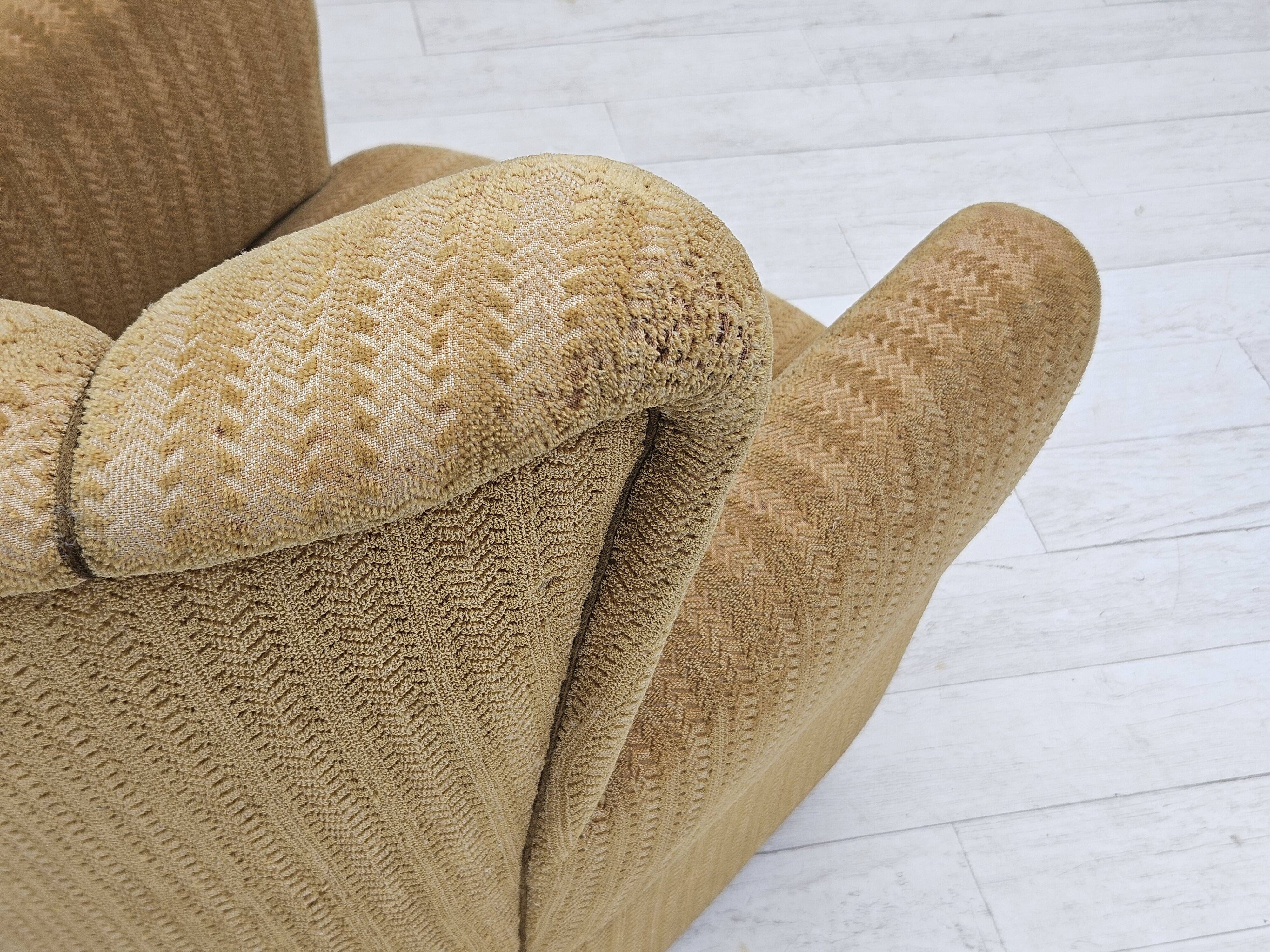 1960s, Danish relax chair, original upholstery, good condition.