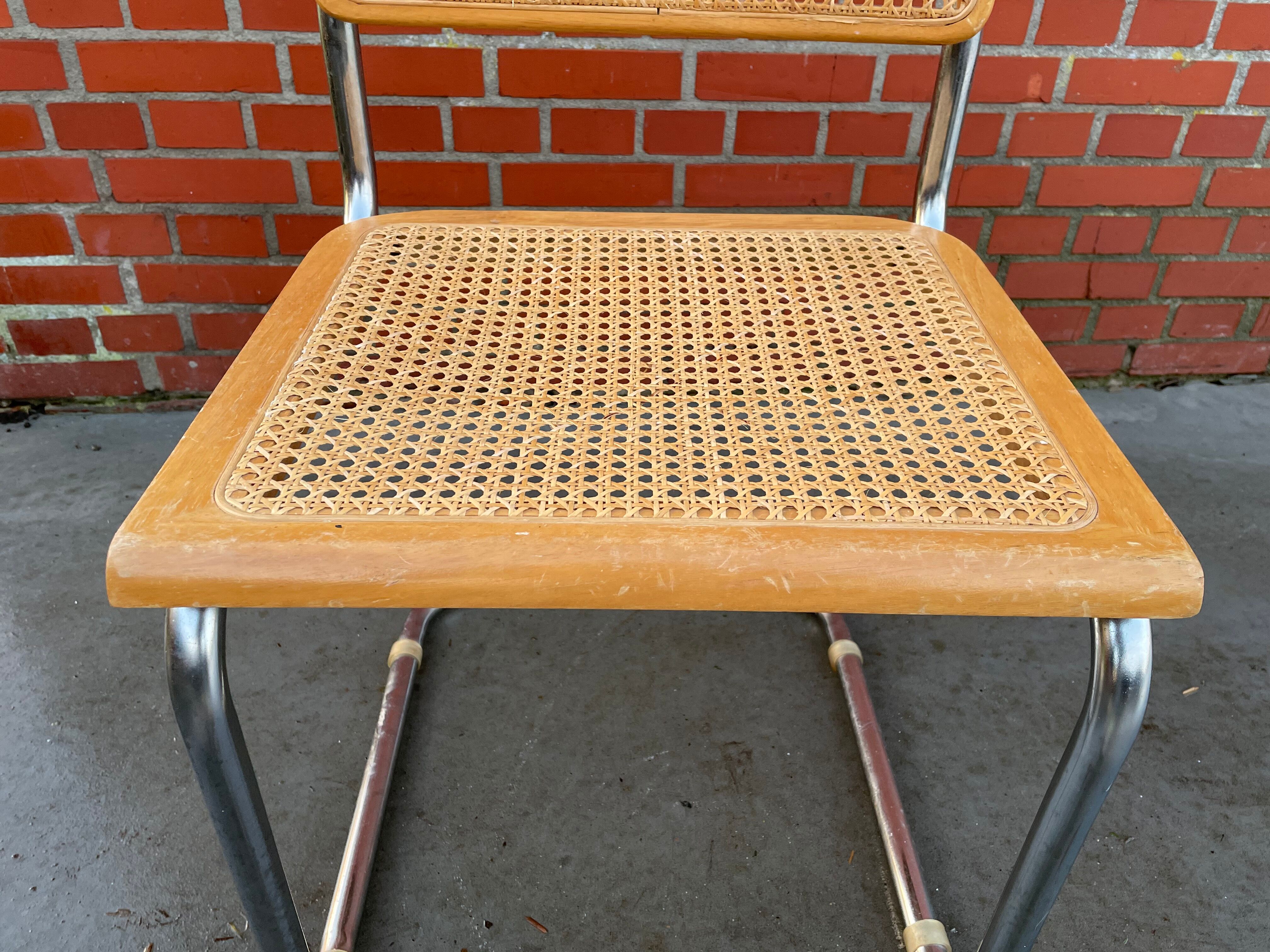 Cesca chair b32 model design Marcel Breuer