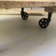 Coffee table on wheels