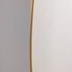 large 1960s vintage wall mirror in golden brass italian design