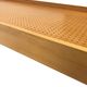 Lit d'appoint vintage en bouleau design métal années 60