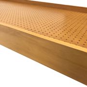 Lit d'appoint vintage en bouleau design métal années 60