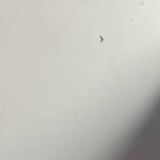 Circular mirror, smoked plastic, 1960s/70s.