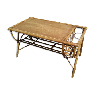 Rattan coffee table