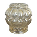 Orange moulded glass hanging