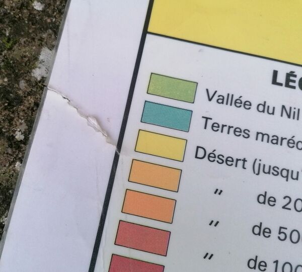 Ancienne carte Armand Colin historique Proche Orient Ancien et Égypte Antique