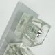 no. 1 of 2 mid century peill & putzler SCONCE with 2 glass cubes 60s/70s