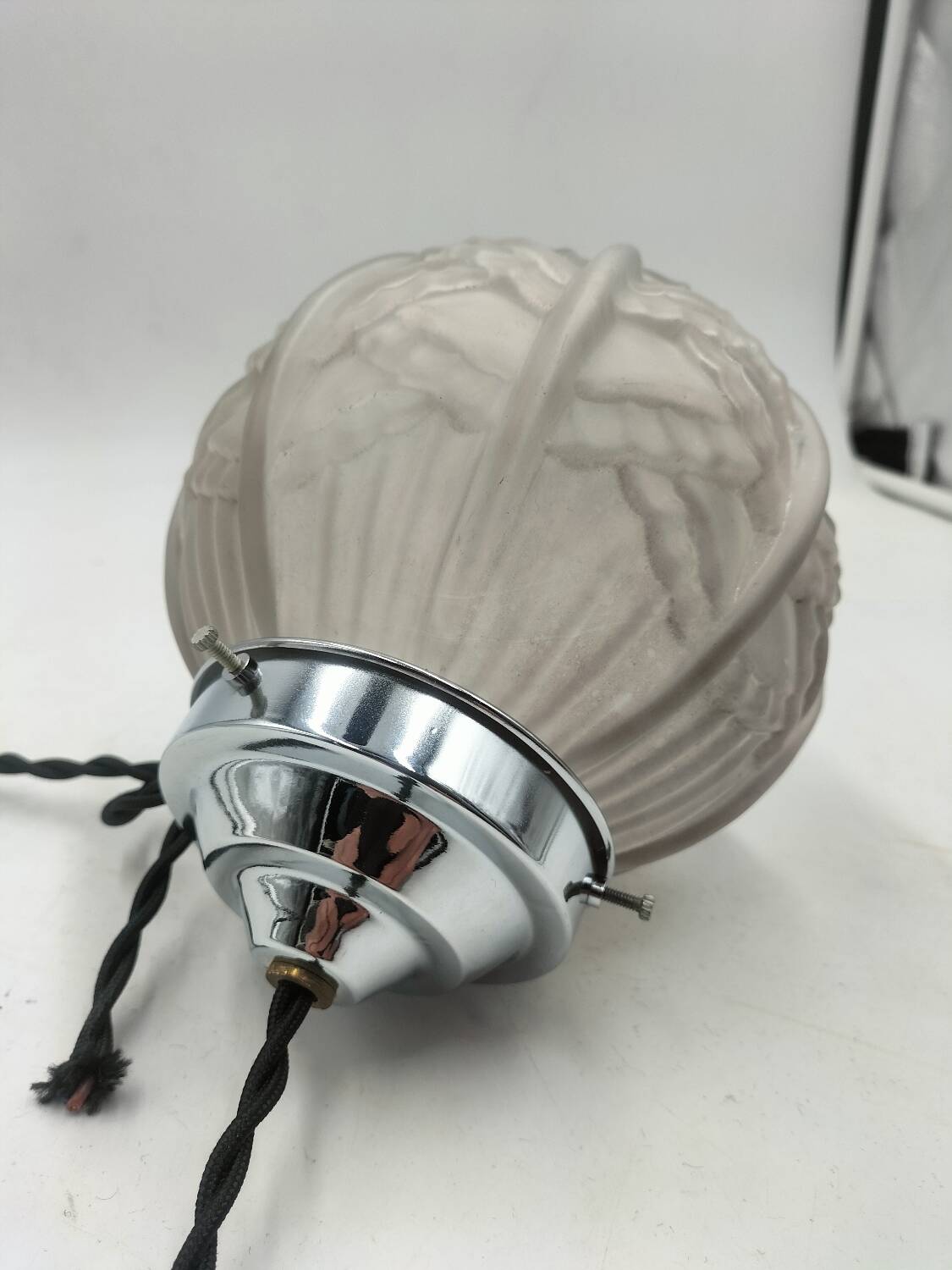 Art Deco glass pendant light