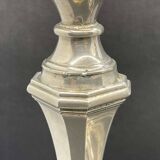 Pair of English silver-plated candlesticks from the 1950s