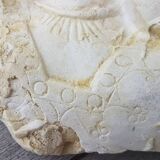 Plaster cast of a blank face