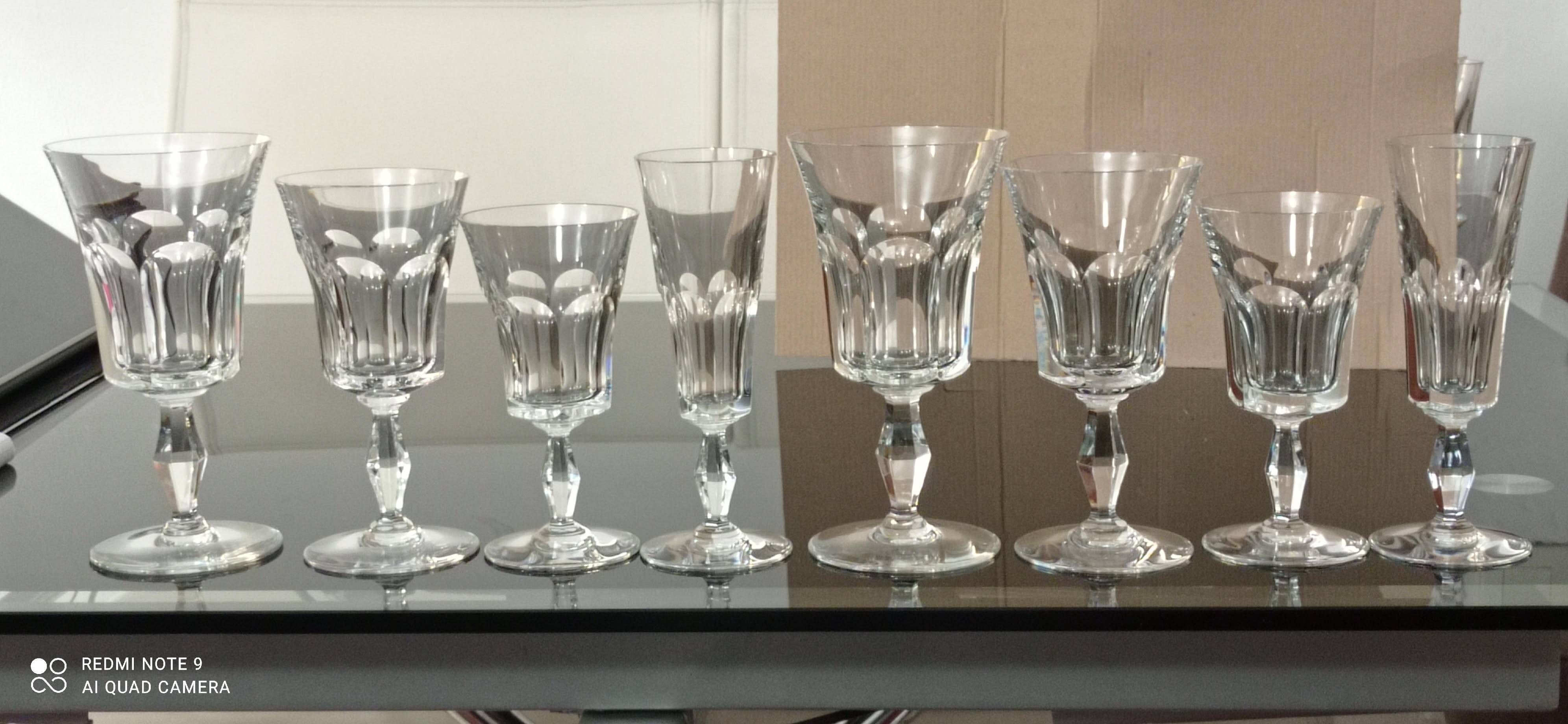 "Toi et moi" service in Baccarat crystal