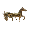 Articulated sculpture horse