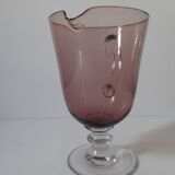 Plum smoked glass ewer