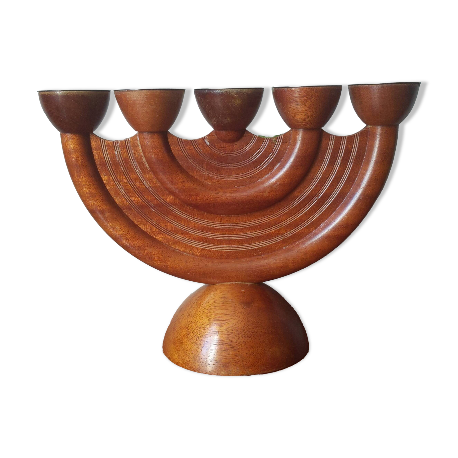 Antique candle holder handcrafted Scandinavian Nordic design