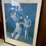 Lithographie « golf » de Heine