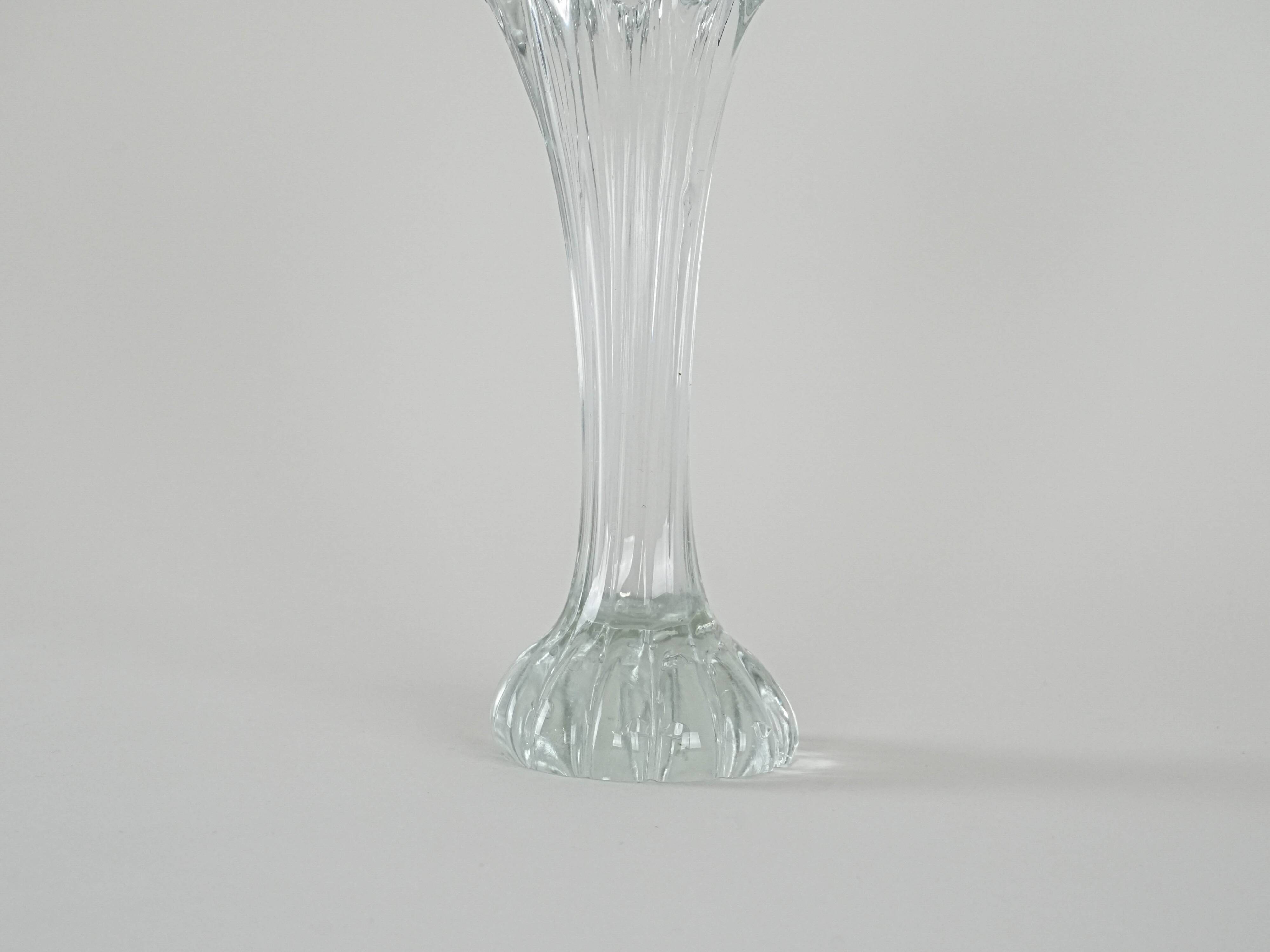 Glass vase, Danish design, 1970s, production: Denmark