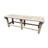 Huge vintage workshop workbench table 245cm