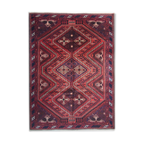 Tapis en laine orientale fait à la main, bleu rouge - 225x310cm