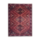 Hand Made Oriental Wool Area Rug, Traditional Red Blue Carpet- 225x310cm