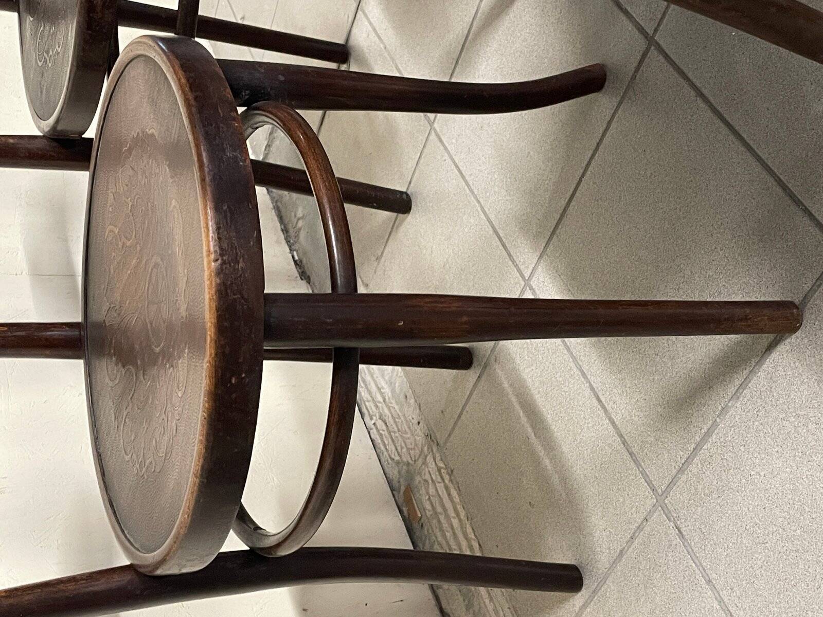 Vintage chairs by Michael Thonet for Thonet, 1930s, set of 8.