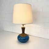 Scandinavian ceramic table lamp, Nils Kähler for HAK, Denmark, 1960s