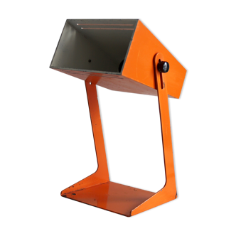 Lamp 70s orange metal