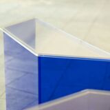 Two vintage Klein blue consoles 1988