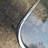 Vintage coffee table chrome and glass