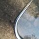 Vintage coffee table chrome and glass