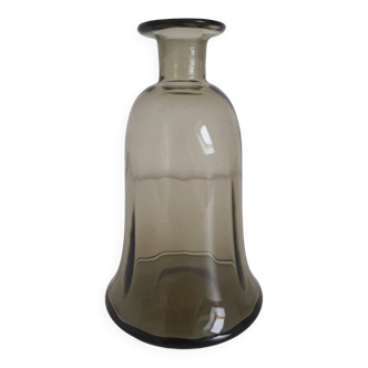 Khaki glass vase