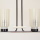 Mid-century chandelier/jilove u decina,1970's.