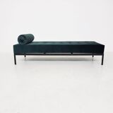 Mid-century velvet and metal daybed, The Netherlands, 1960's