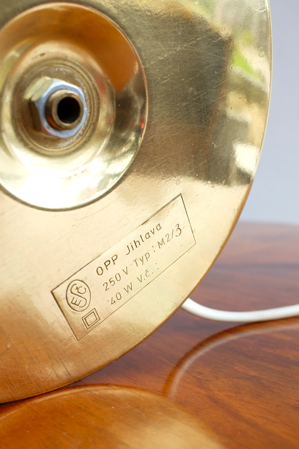 Vintage Table Lamp By Karel Volf For Opp Jihlava, 1970s
