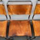 German vintage leather cantilever chairs S33 by Mart Stam for Thonet, set of 8