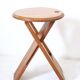 Folding wooden stool Suzy by Adrian Reed design