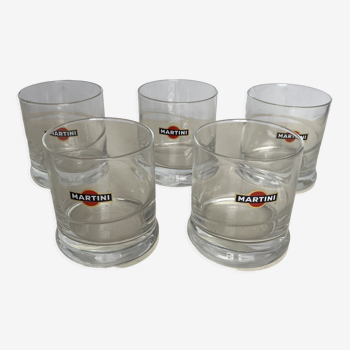 Set of 5 glasses