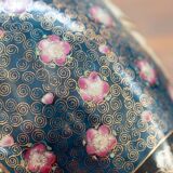 Antique Japanese porcelain vases, Meiji period, 19th century, oriental porcelain art, in