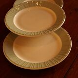 3 assiettes plates Villeroy et Bosh modèle Paris