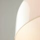 Space Age White Pendant Lamp from Guzzini, 1960s