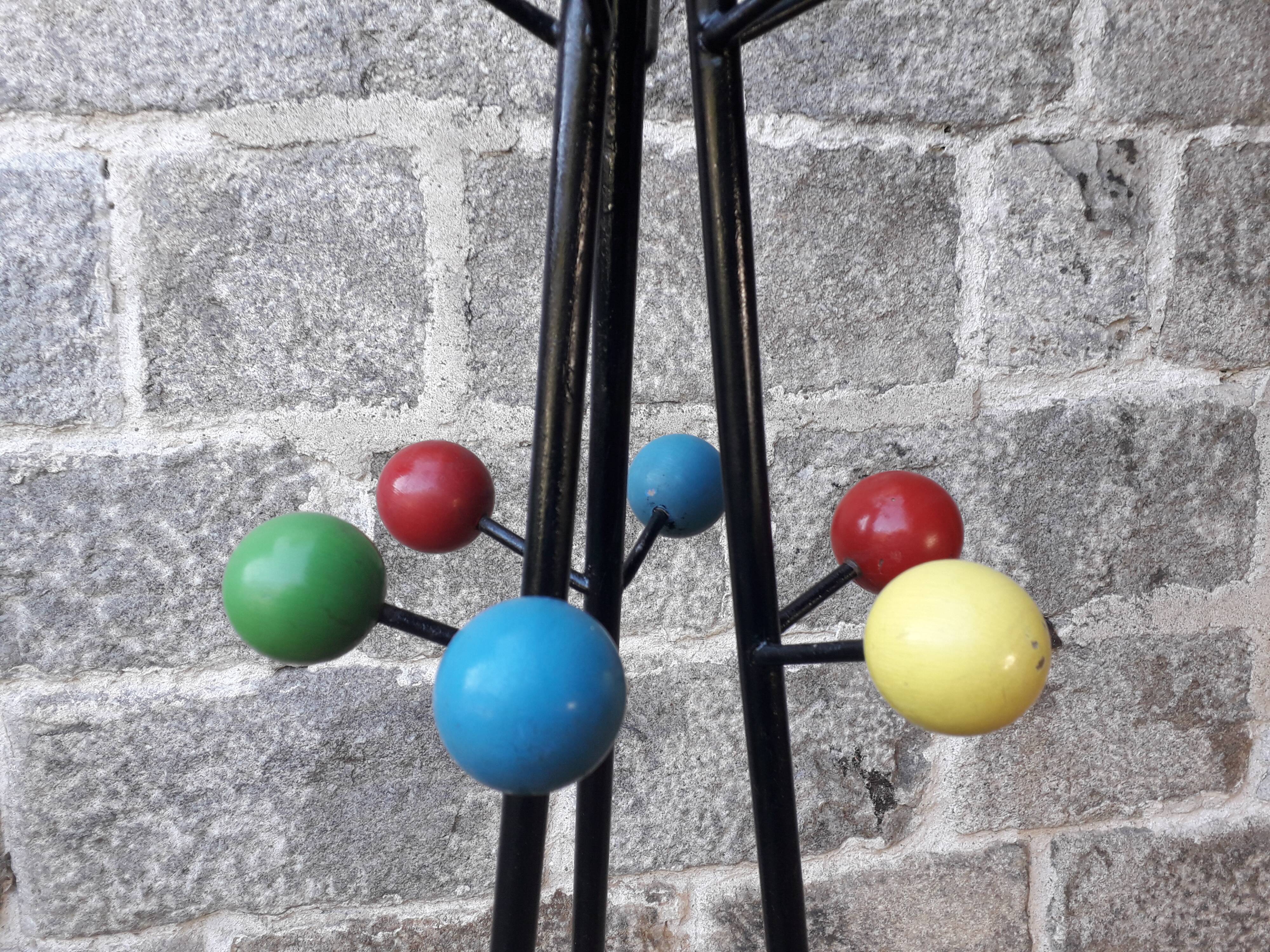 Vintage parrot coat rack