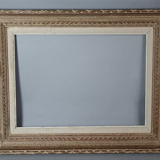 Old frame patinated wood montparnasse 59x47 foliage 46x33 cm circa 1930/50 sb104