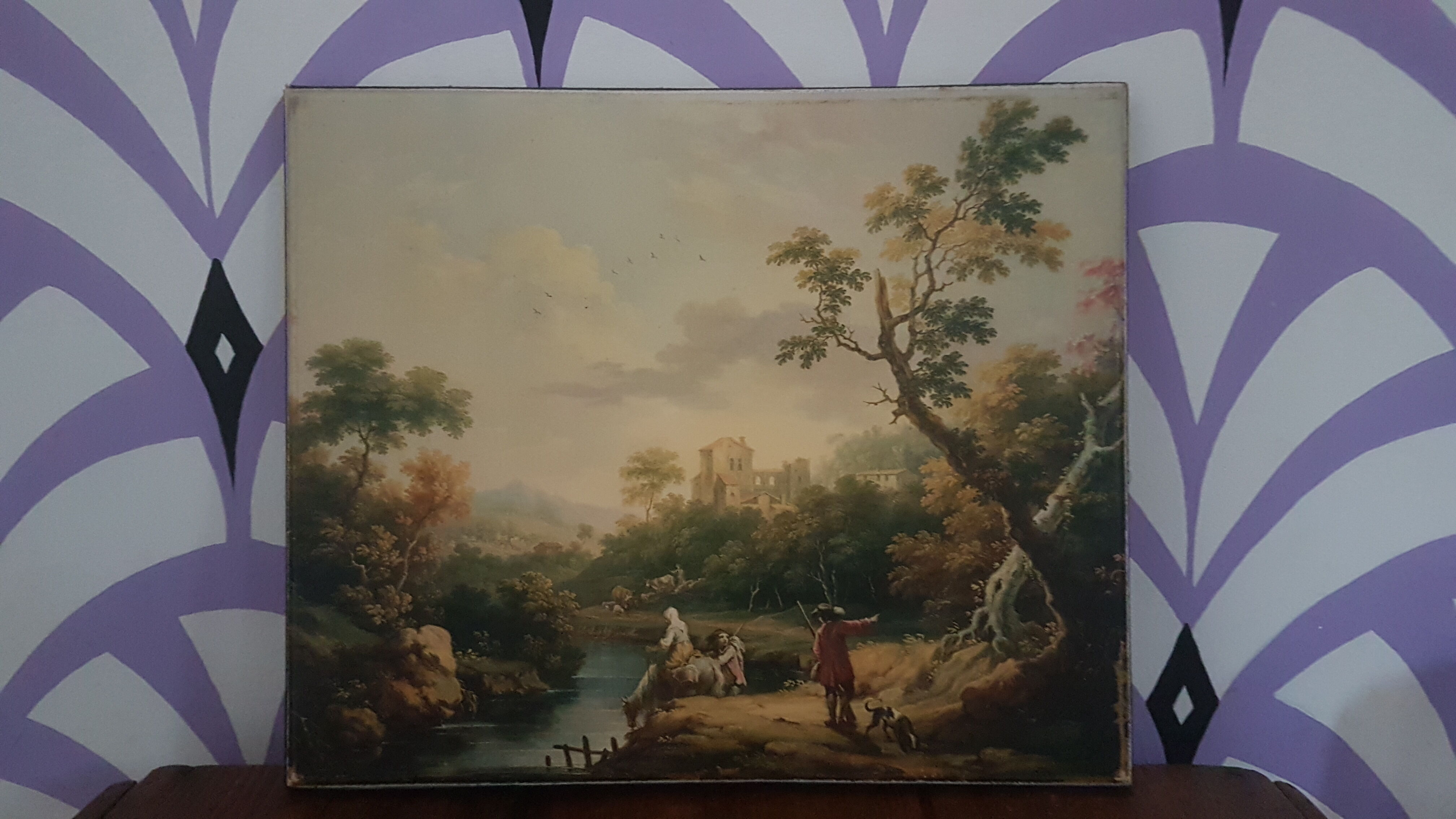 Cignaroli landscape canvas