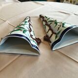 Pair of vases applied
